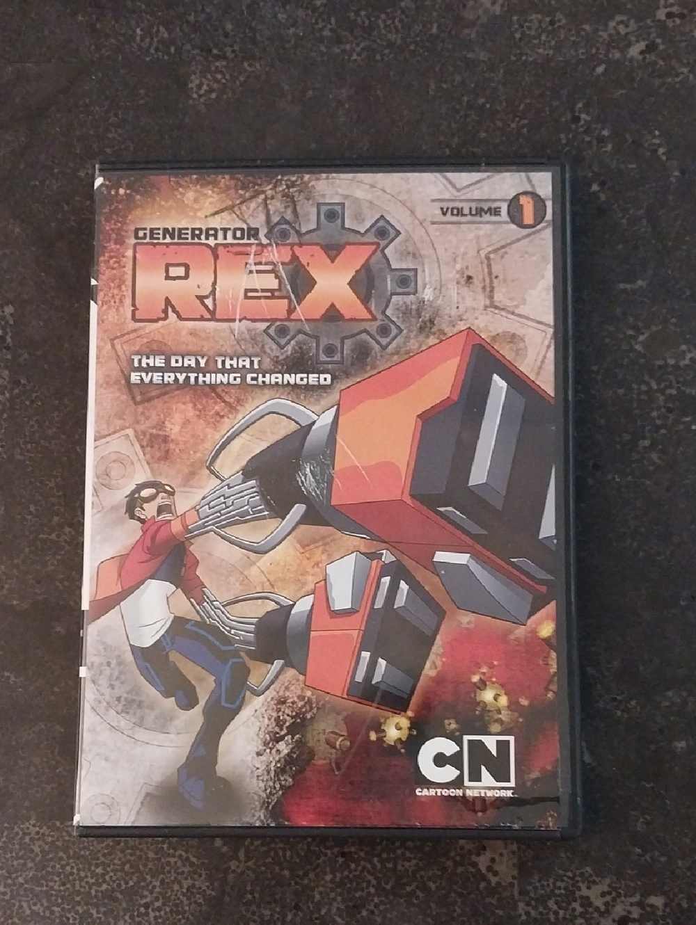 Cartoon Network Generator Rex DVD - Red, Black & Orange Artwork
